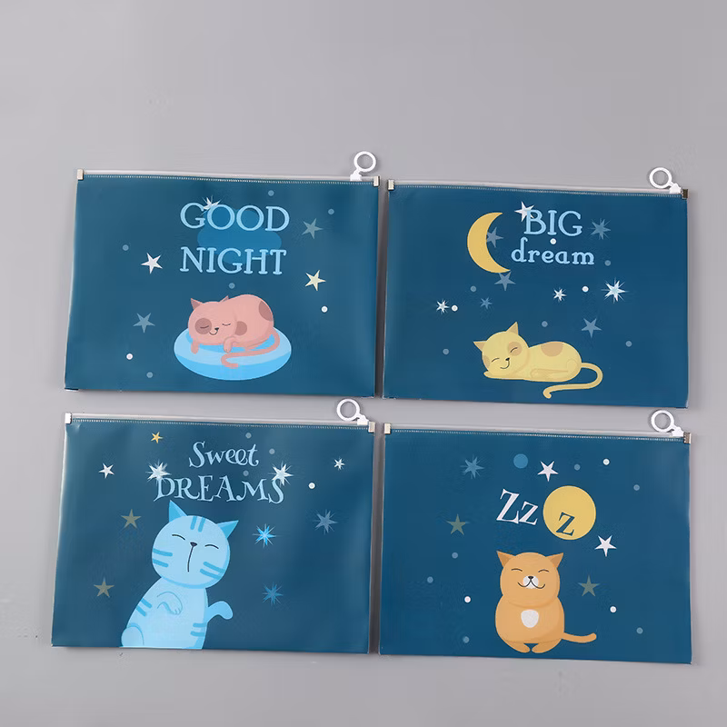 School Boy Pencil Pouch Waterproof Zipper Bag with Dinosaur Style