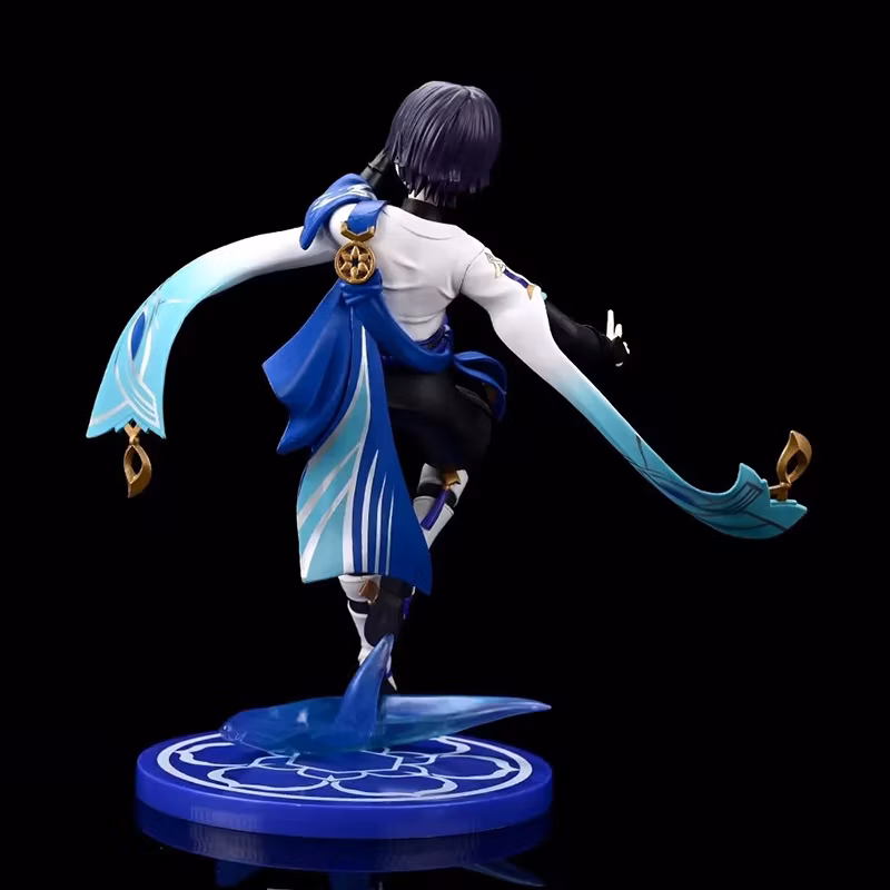 Genshin Impact Scaramouche Battle Scene Game Peripheral Model Box Anime Figure Cartoon-Character