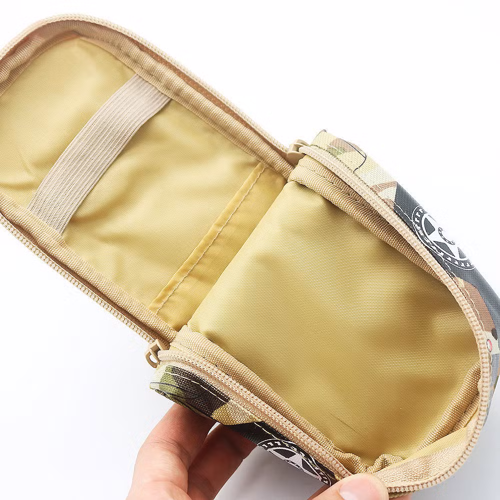 Pen Bag Creative Pencil Case Camouflage Zipper Student Storage Stationery Bag Pencil Cartoon Pencil Case Cross-Border Wholesale