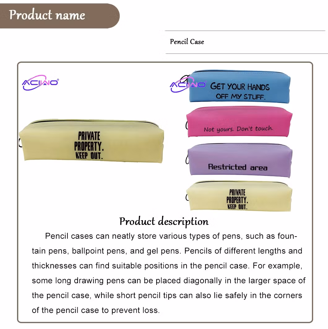 Box Large Capacity Pencil Case Student Learning Supplies Stationery Pen Pouch (10076)