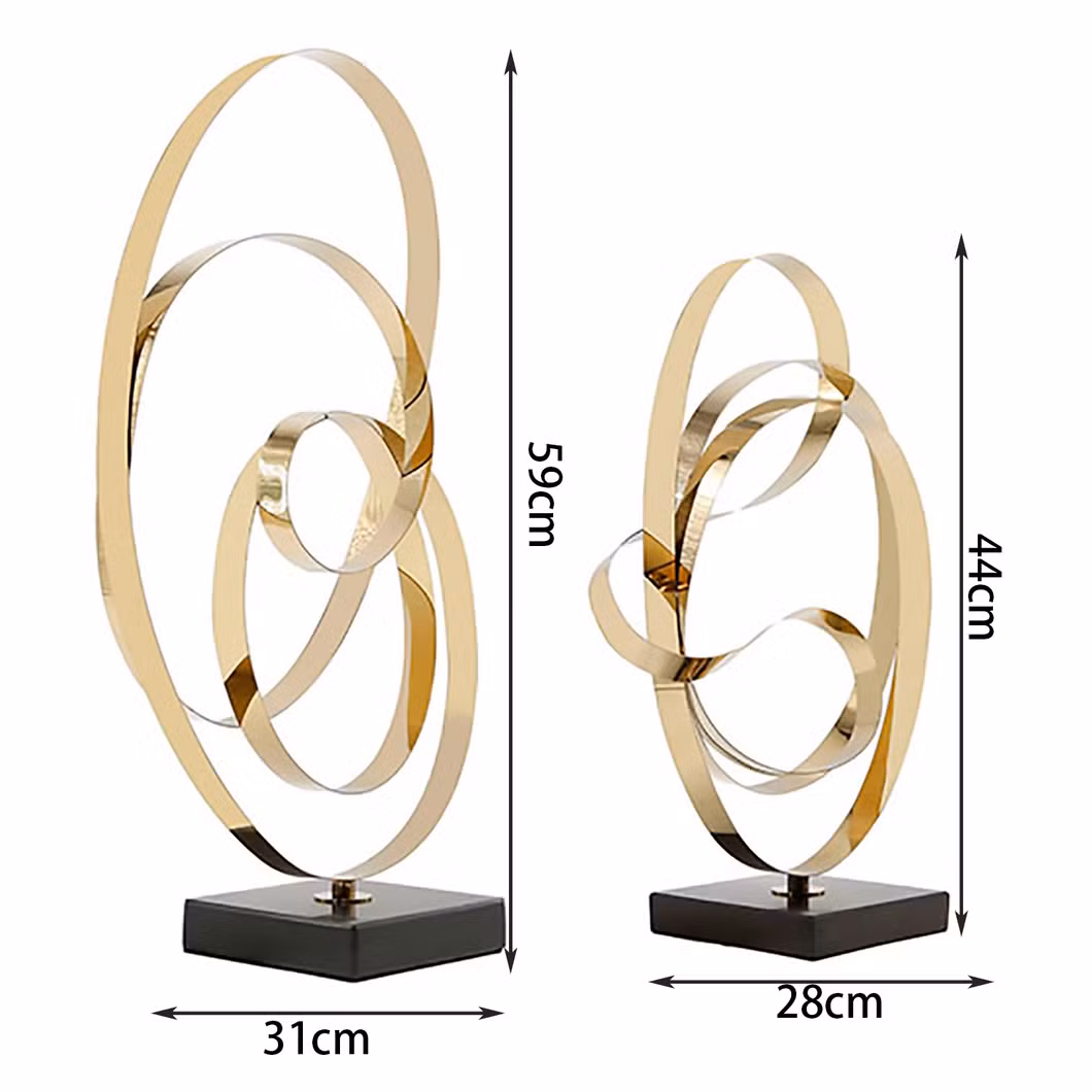 Modern Luxury Marble Base Creative Crafts Accessories Nordic Sculpture Decor Products Hotel Model Room Home Decoration Items