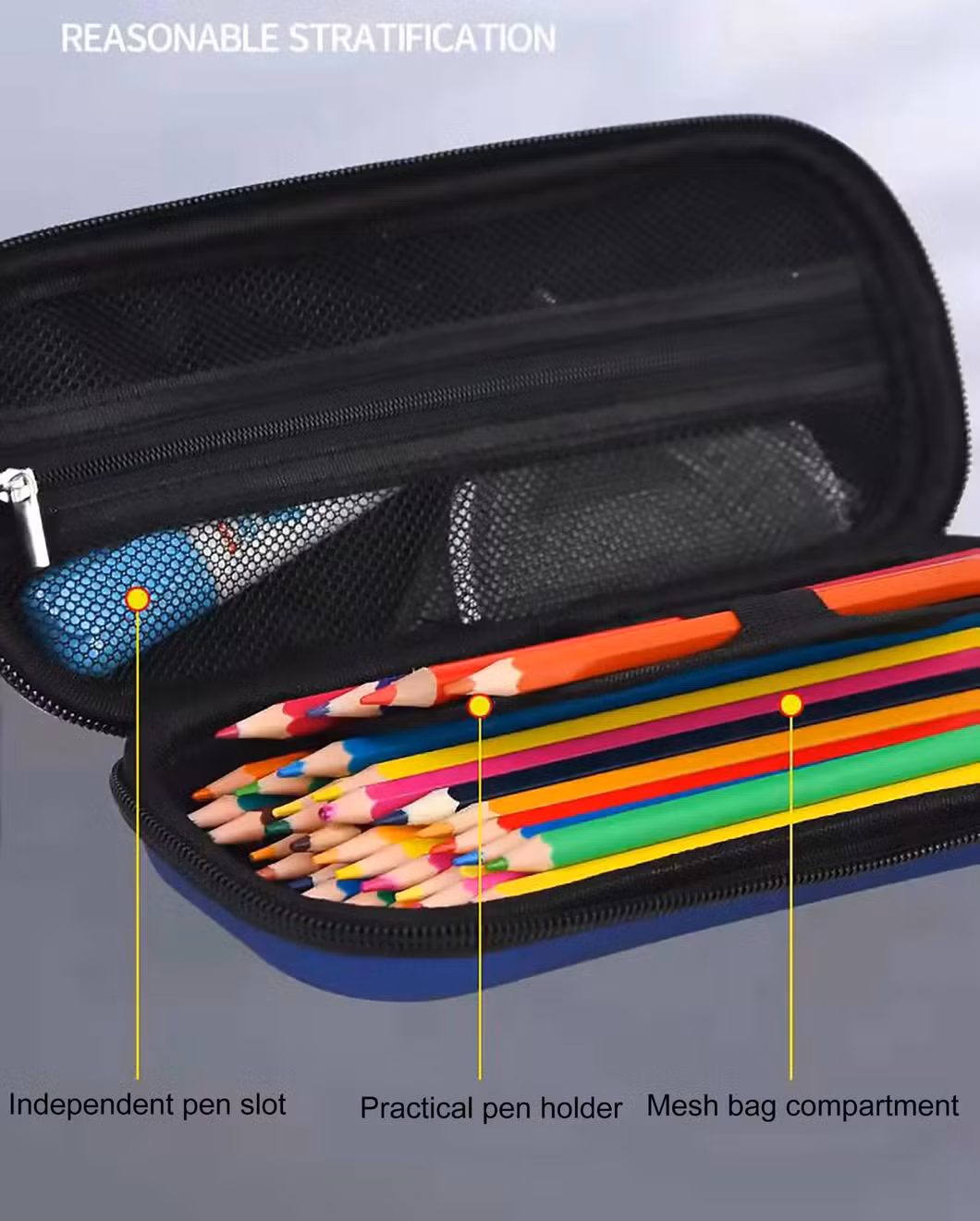 Children′s Large Capacity EVA Pencil Case for Back to School