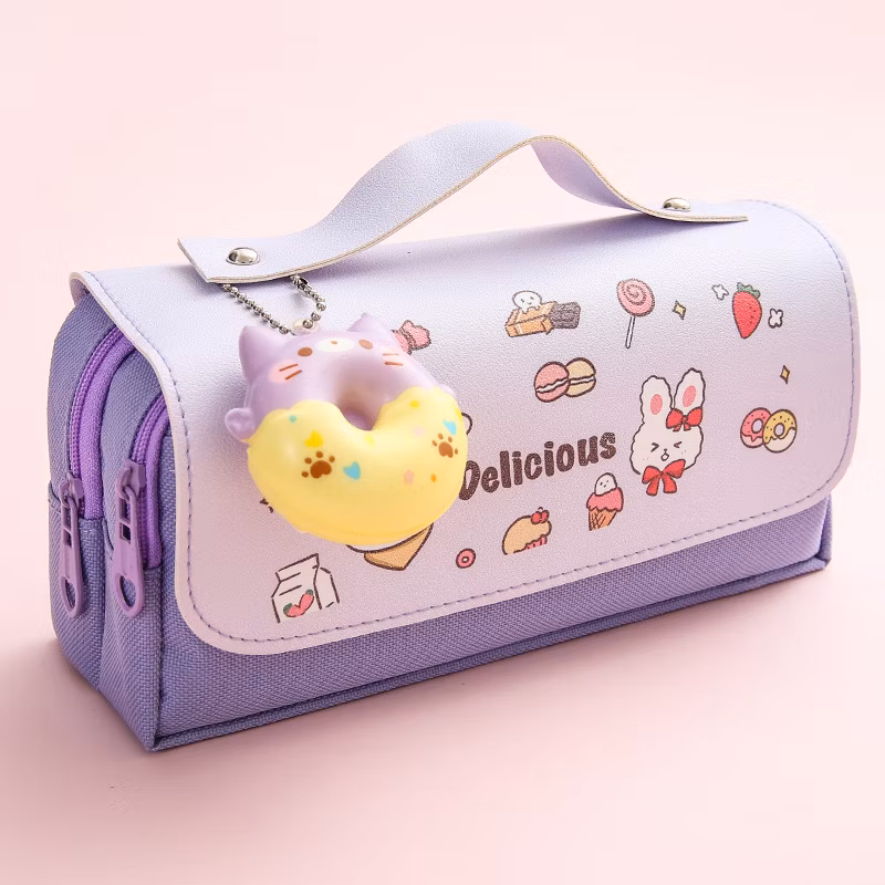 Customized Fashion Popular Stylish Girls Oxford Pencil Case Pencil Bag