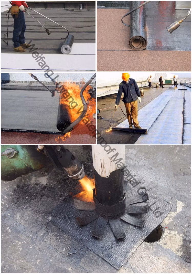 Mineral Granule Sbs APP Modified Asphalt Roofing Torch Rolls Bitumen Waterproofing Membrane Wholesale with Low Price