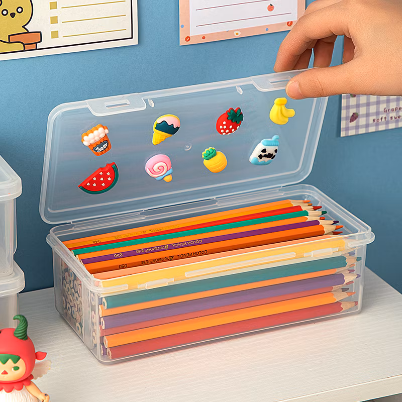 School Student Large Capacity Transparent Pencil Case Storage