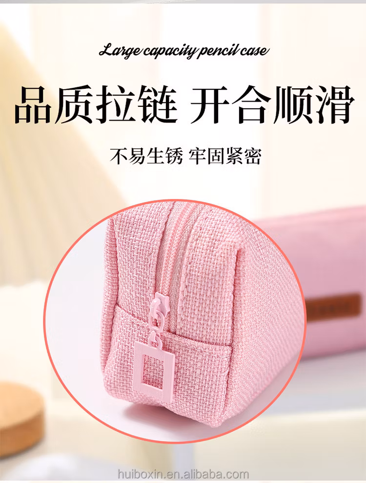 Cute Pencil Case for Girls Boys Large Capacity Cute Washable Pen