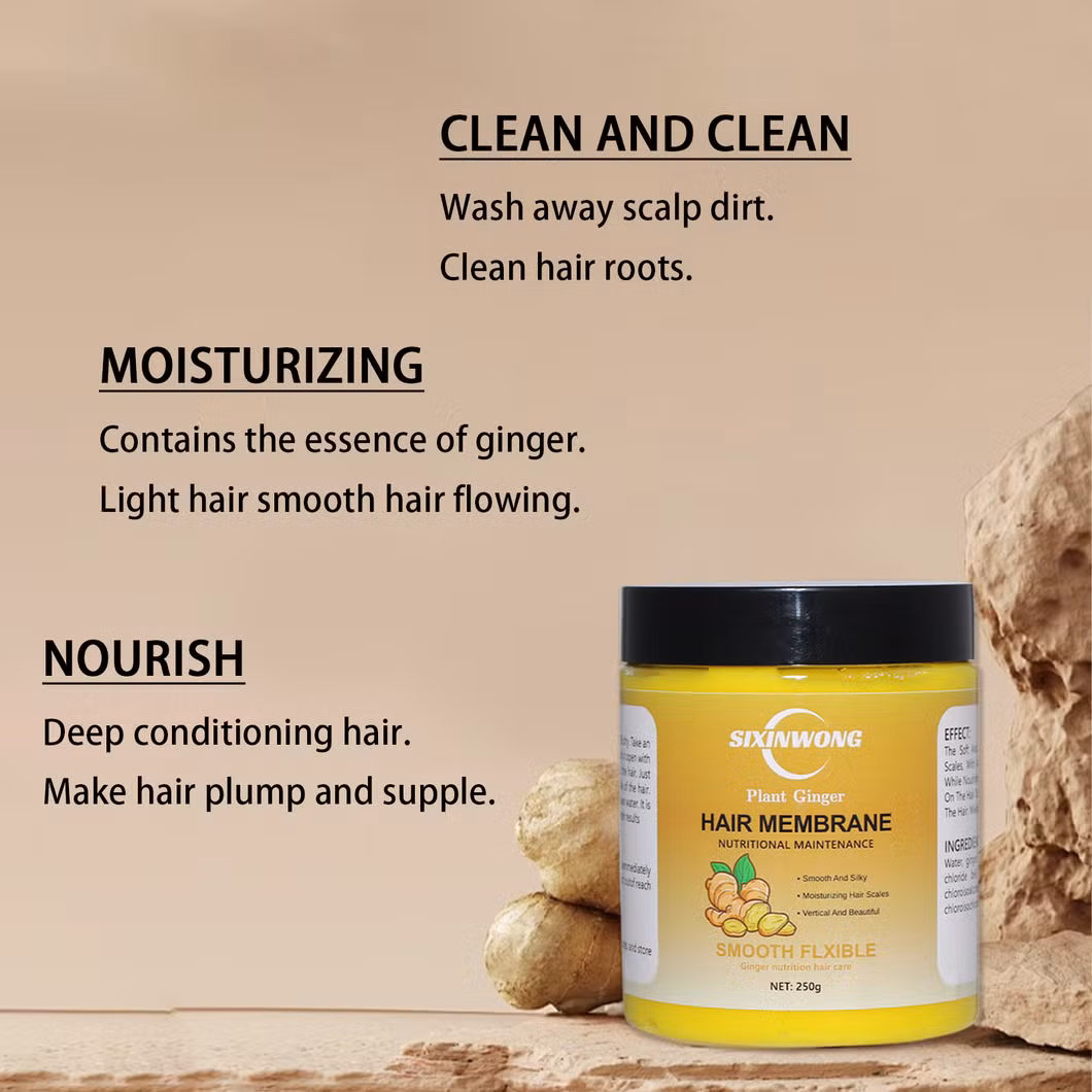 Beauty Cosmetics Hair Care Ginger Repair Roots Prevent Split Ends Hair Membrane