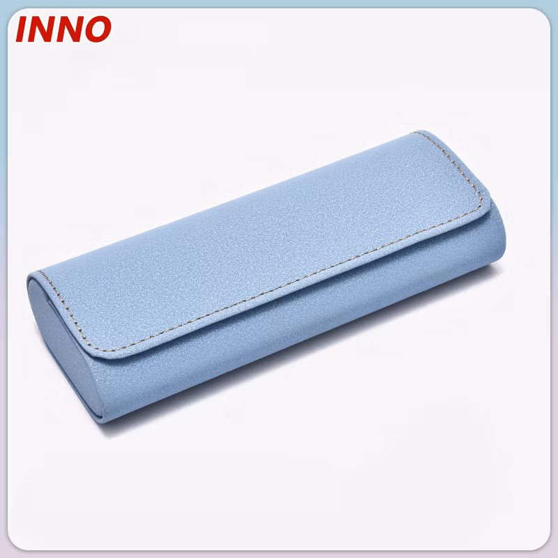 Inno-T105 Glasses Box Solid Colour Sewing Girl Portable Crush-Resistant Male Retro Creative Personality Sunglasses Storage Case Eco-Friendly