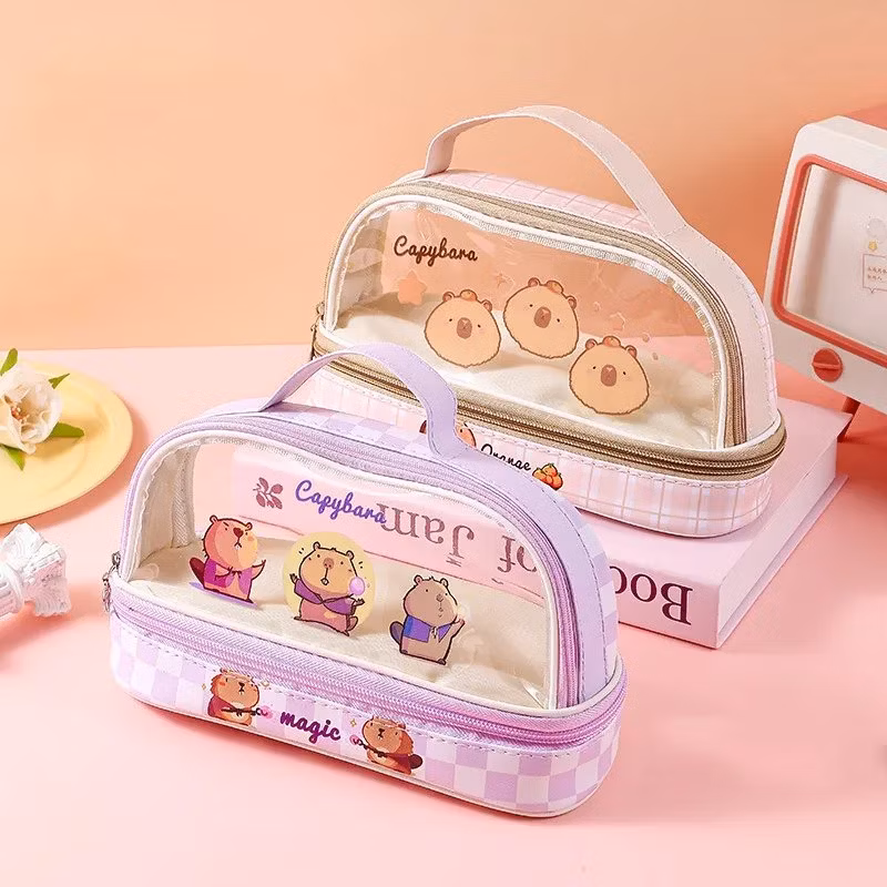 Factory Eco Friendly PVC Cute Custom Kids Pop It Pencil Case