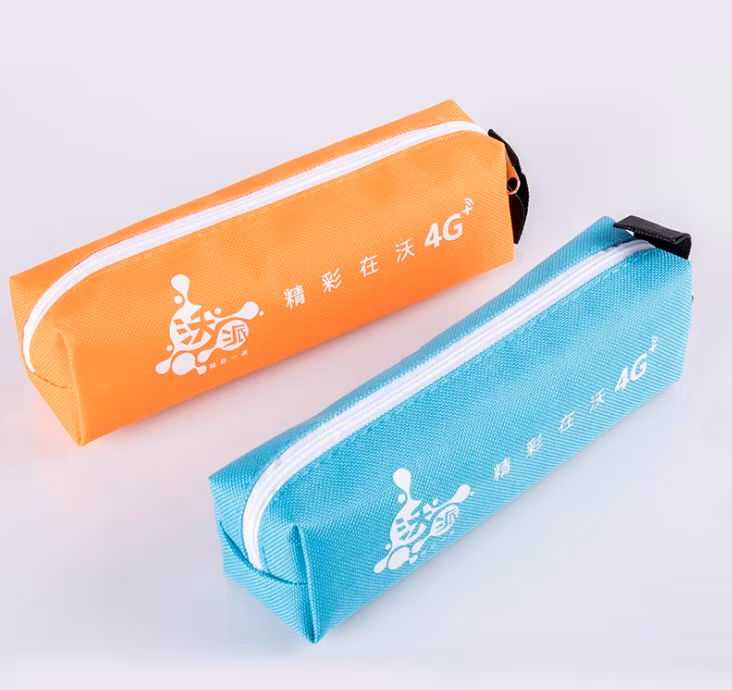 Advertising Custom Logo Pencil Case Promotional Student Pencil Bag