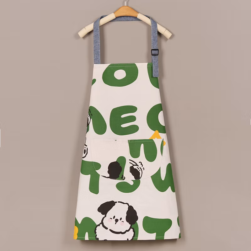 New Fashionable Cotton Cloth Thickened Dirt-Resistant Breathable Kitchen Household Work Clothes Labor Insurance Wholesale Apron Hoodie