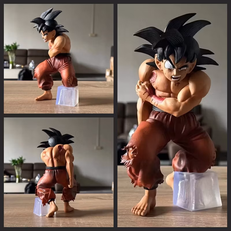 Drgon Ball Z Super Saiyan Injured Son Goku War Injured Son Goku Boxed Model Wholesale Anime Figure Cartoon-Character