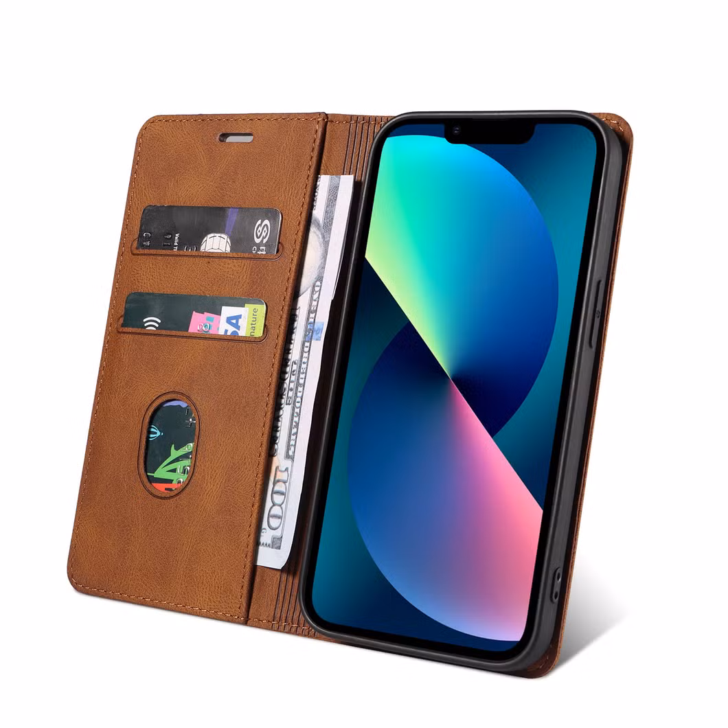 Wholesale Promotion Gift Multi-Functional Phone Holder High Quality PU Leather Phone Case