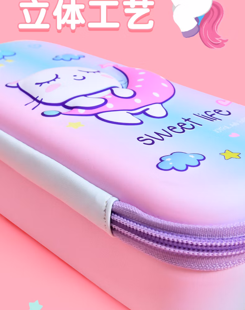 EVA Office Primary School Students Stationery Advertising Promotion Gift Children Kids Pen Pencil Pouch Bag Box Case with Password Lock