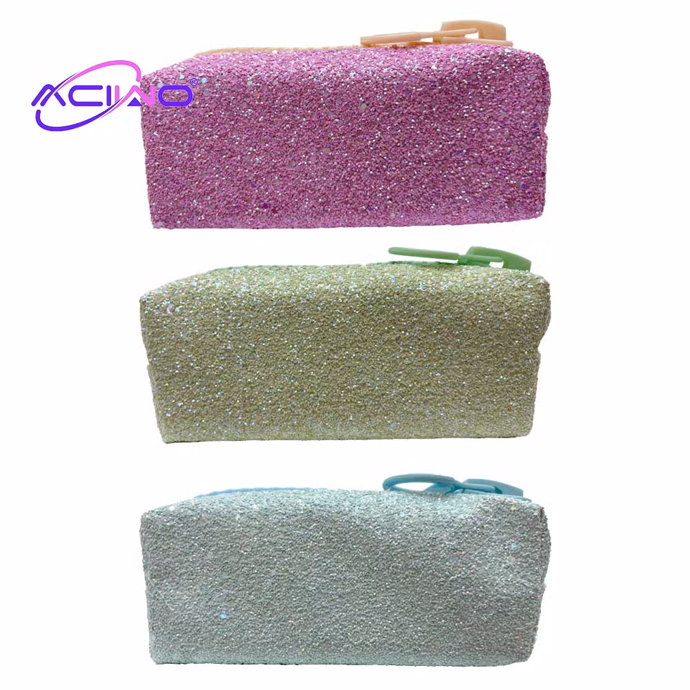 School Supplies Shiny Pencil Case Student Minimalist Stationery Box Large Capacity Pencil Box (10079)