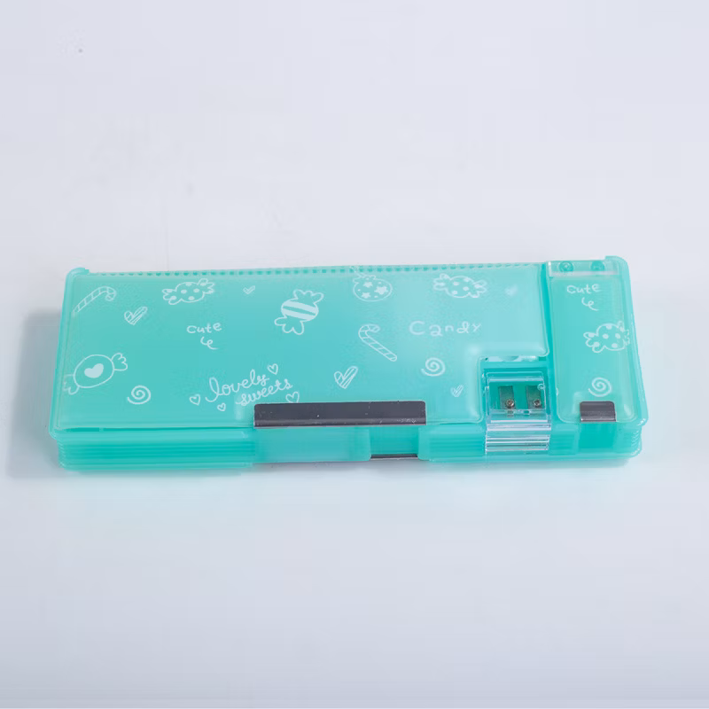 Simple Pattern Color Multifunctional Primary School Stationery Student Pencil Case