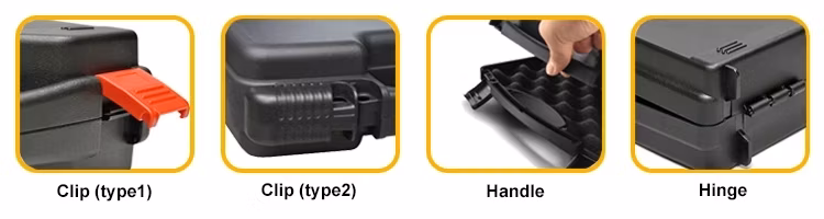Solid Hardware Storage Plastic Case Tool Box for Instrument OEM Available