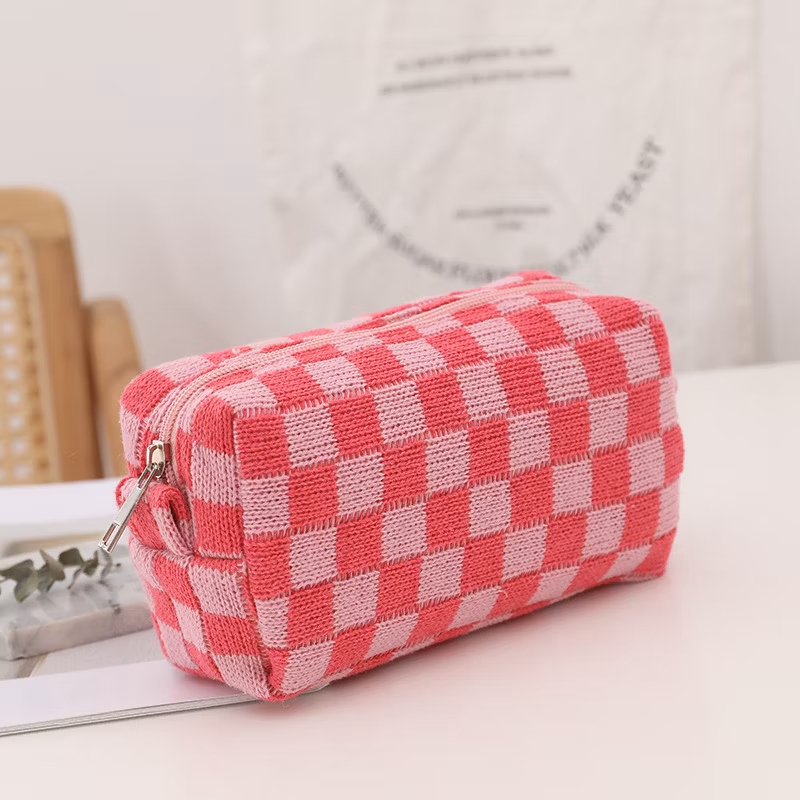 Promotional Zipper European Style Triangle Pencil Bag Pencil Case for School & Office