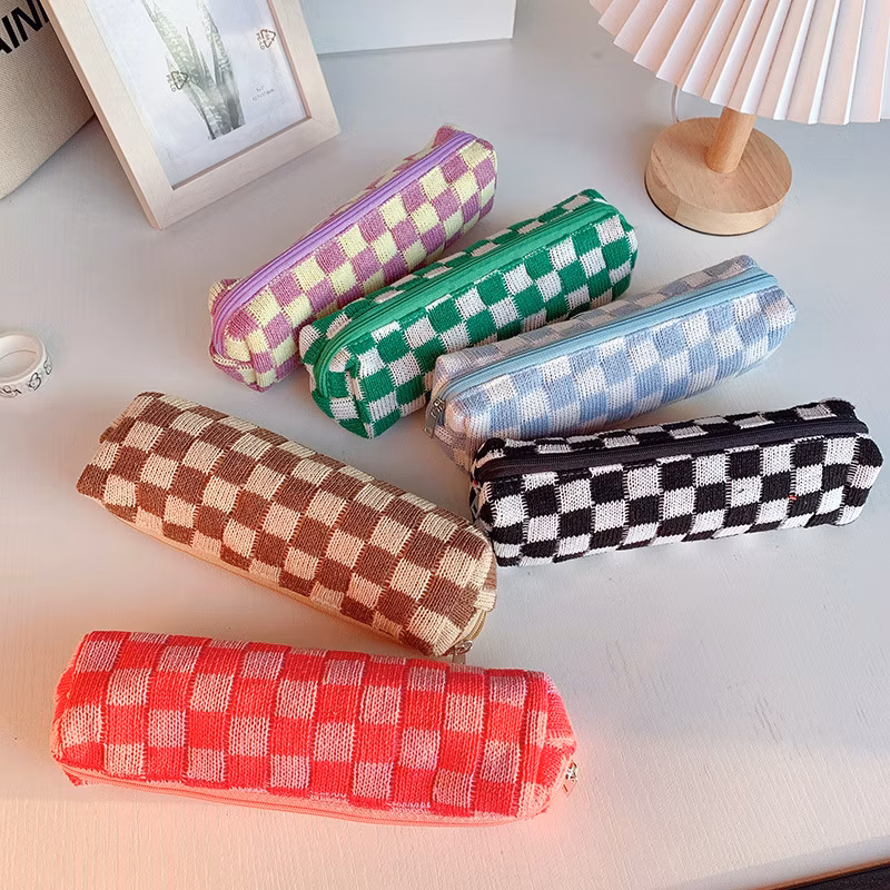 Promotional Zipper Lovely Circular Pencil Bag Pencil Case for Promotion Gift