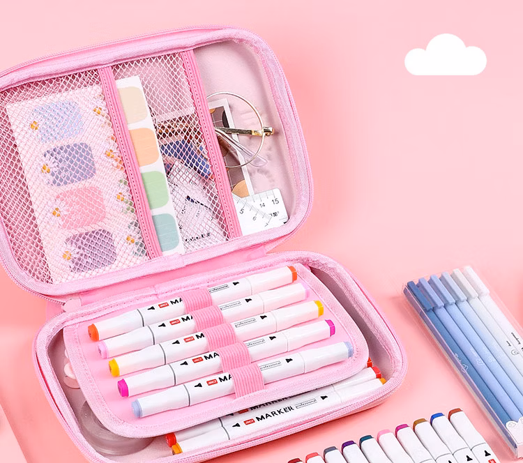 EVA Cartoon Office Primary School Students Stationery Advertisement Promotion Gift Children Kids Child Pencil Bag Box Case (CY1804)