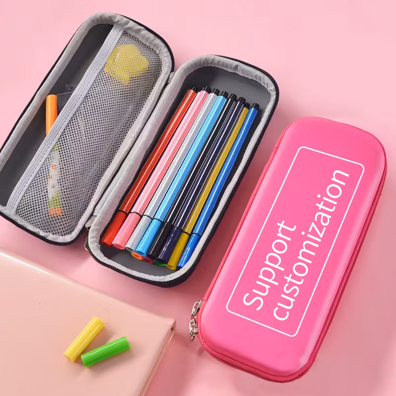 Pink Blue Pencil Case Customized Custom Pattern Boys and Girls′ Stationery Box