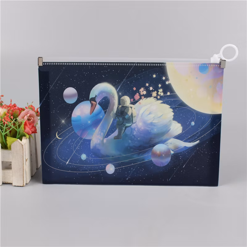 School Boy Pencil Pouch Waterproof Zipper Bag with Dinosaur Style