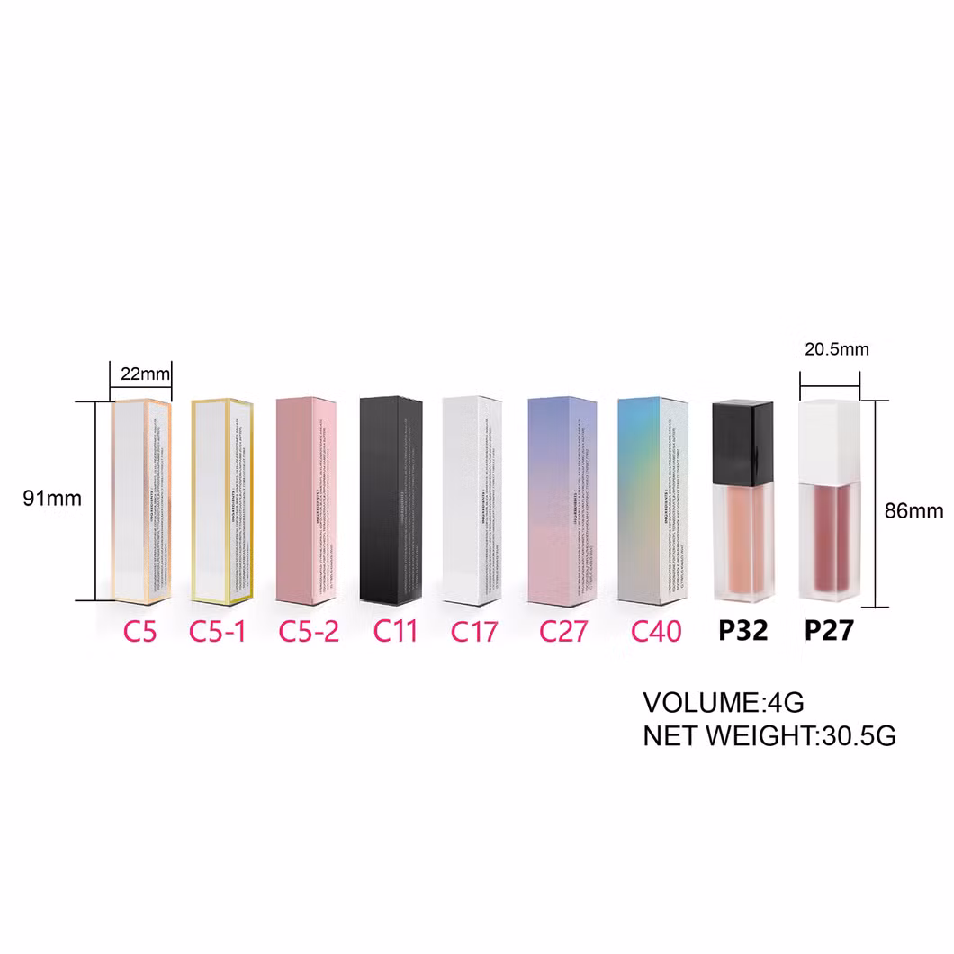 Custom Logo Lipgloss Hydrating Formula Private Label Cosmetics with GMPC