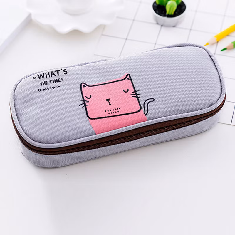 South Korea’ S New Student Stationery, Simple Good Morning Party Pencil Case, Multi-Function Pencil Case, Clamshell Pencil Case, Customized