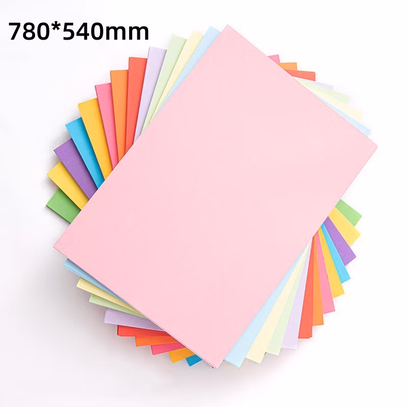 180GSM A4 210X297mm (8.3X11.7 inch) Multi-Fuctional Colorful Cardstock Card Stock Colored Paper for Handcraft/Book Cover 100 Sheets/Bag--Gold Yellow