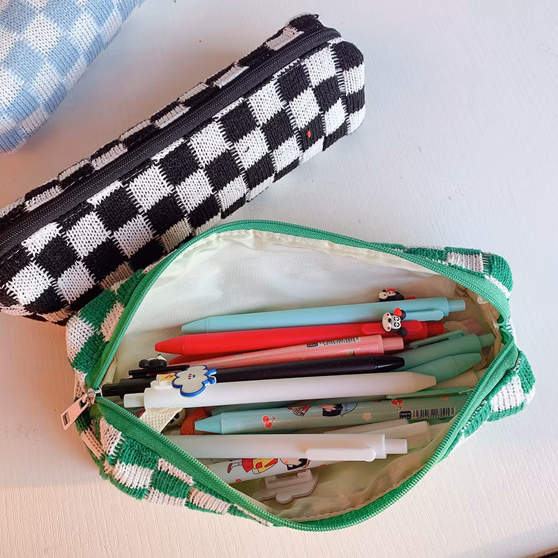 Promotional Zipper Lovely Circular Pencil Bag Pencil Case for Promotion Gift