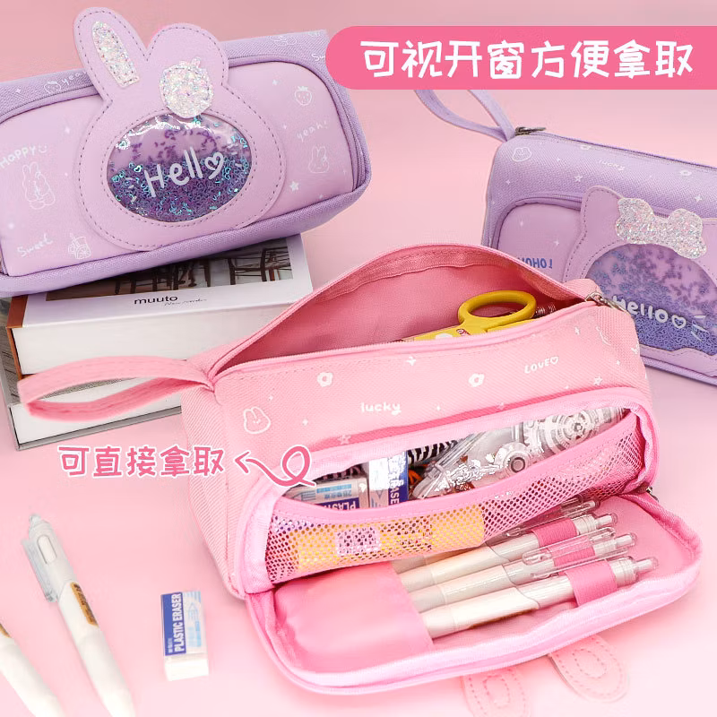 Hot Stationery Pet Zipper Fashion Animal Pencil Bag Pencil Case for School