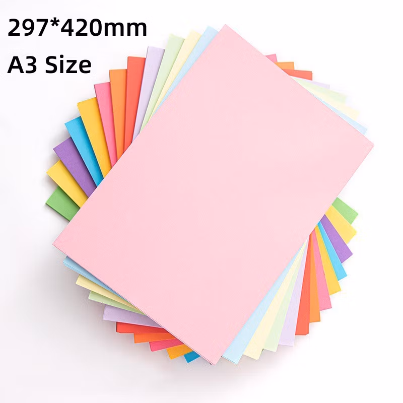 180GSM A4 210X297mm (8.3X11.7 inch) Multi-Fuctional Colorful Cardstock Card Stock Colored Paper for Handcraft/Book Cover 100 Sheets/Bag--Gold Yellow