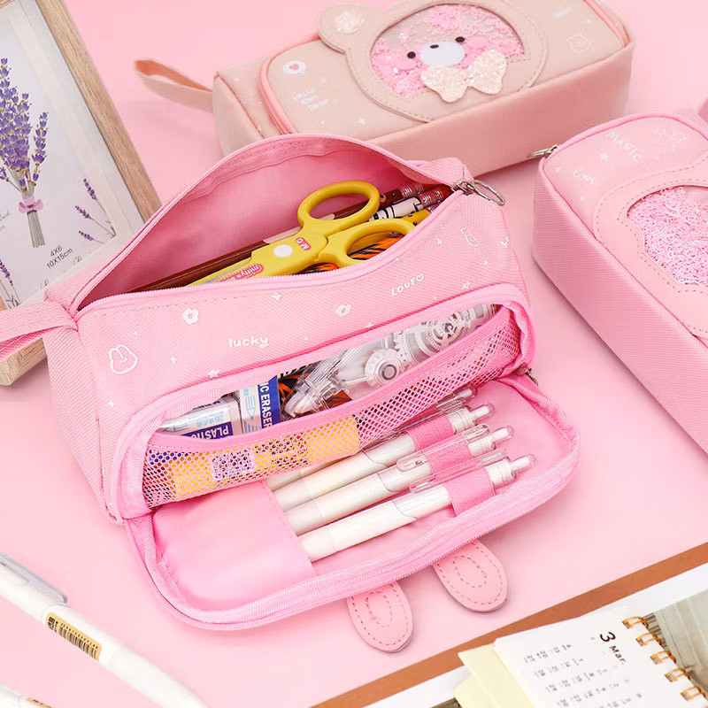 Hot Stationery Pet Zipper Fashion Animal Pencil Bag Pencil Case for School