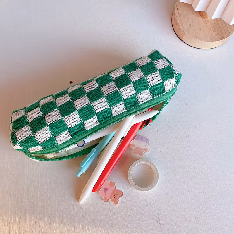 Promotional Zipper Lovely Circular Pencil Bag Pencil Case for Promotion Gift