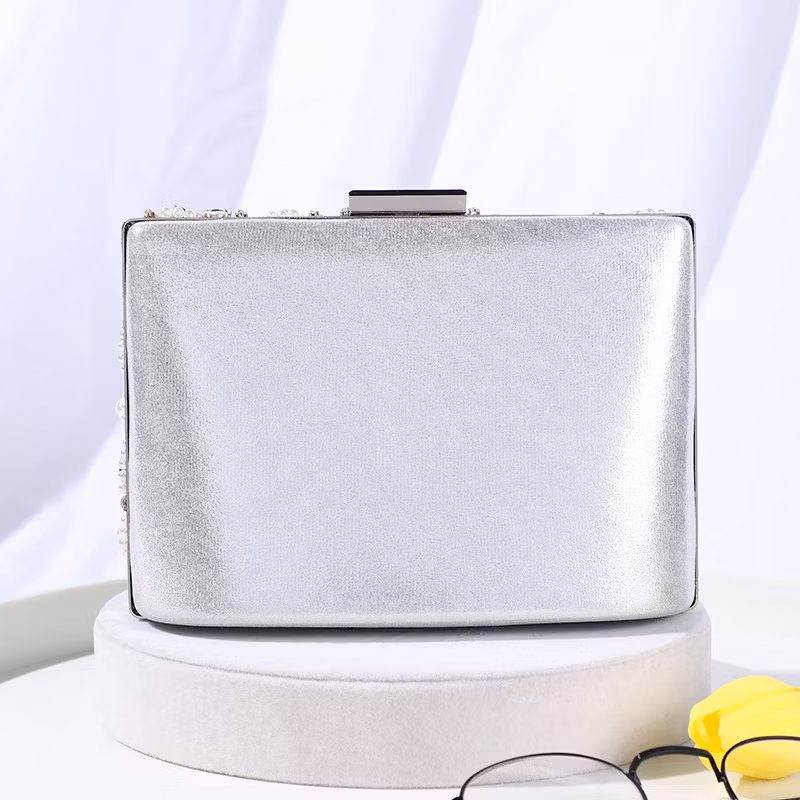 Cheap Shoulder Lipstick Mirror Cosmetic Bag Pearl Phone Storage Bag Ladies Party Clutch Evening Dinner Bag