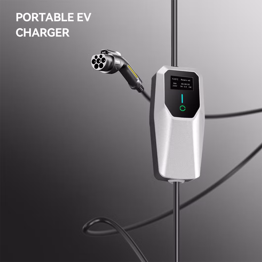 Soonplus Level 2 Portable EV Charger 16A 32A with Multiple Plug Choice