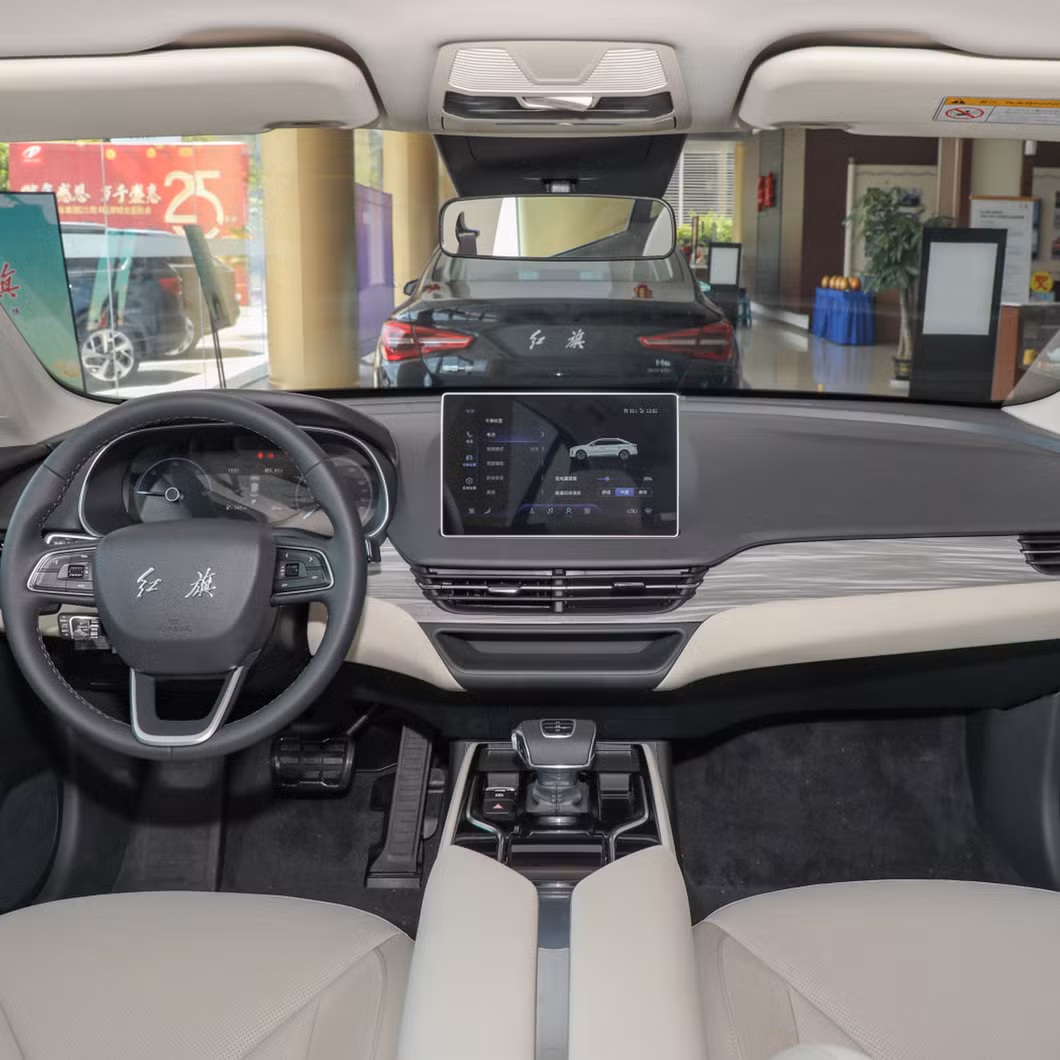 High Quality Used Hong Qi E-Qm5, Left-Hand Drive, 5 Seats Intelligent Bev, Front Drive, Medium Sedan Vehicle, Electric Car, Electric Vehicle, Hot Selling