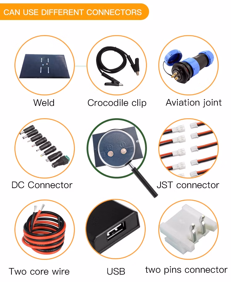 Waterproof USB Output Small Solar Panel Charger for Mobile Phone Outdoor Solar Charger2w5V