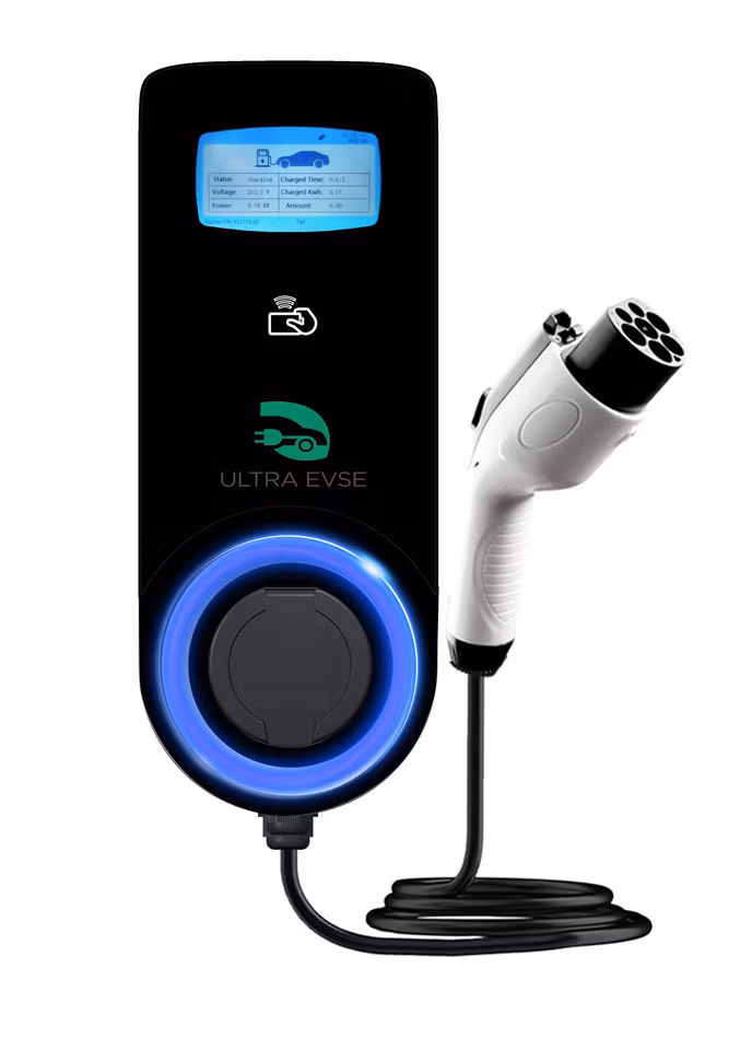Wall Box AC 7kw 32A Single Phase Level 2 Type 1 Type 2 at Home EV Charger