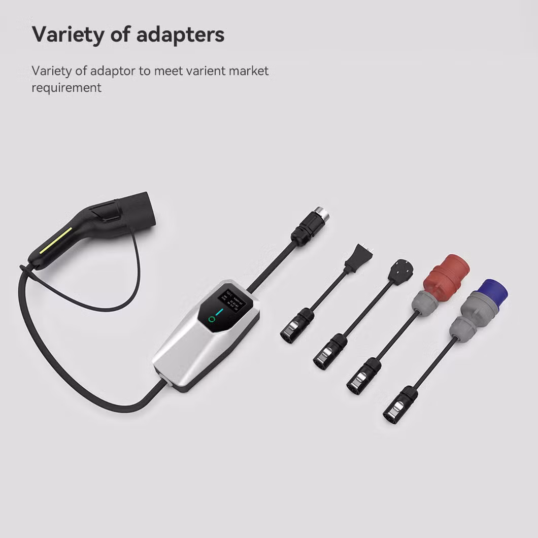 Soonplus Level 2 Portable EV Charger 16A 32A with Multiple Plug Choice