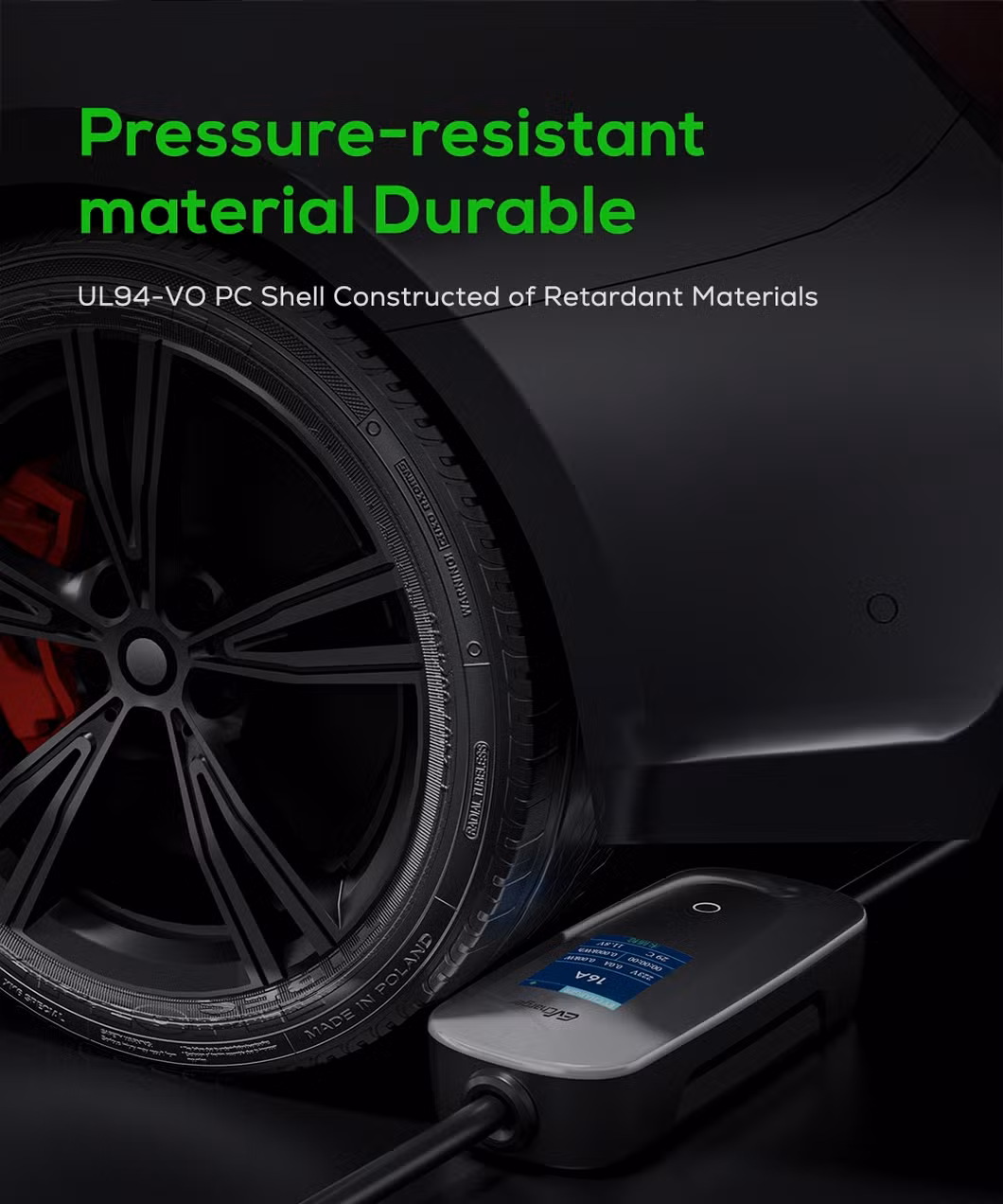 Ovrod Type2 Portable EV Charger 7kw Output Wi-Fi APP Control IP65 Waterproof Electric Car Charger Station AC EV Charger
