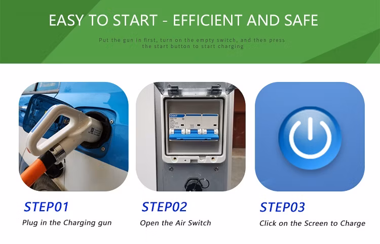 Max Power 3 Phase 60A 20kw Smart Wallbox DC Fast EV Chargers CCS GB/T EV Car Charger Wall Mounted EV Charger