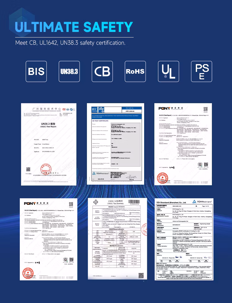 Eve 21700 3.65V 5000mAh Lithium Battery for Electric Scooter/Agvs/Forklifts/Electric Bicycles/ Balance Bikes/Vacuum Cleaners/Sweeping Robo