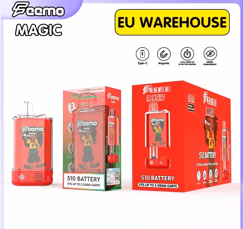 Most Popular Feemo Magic Disposable Vape Pod Charging Type C Rechargeable 650 mAh Recharger Battery