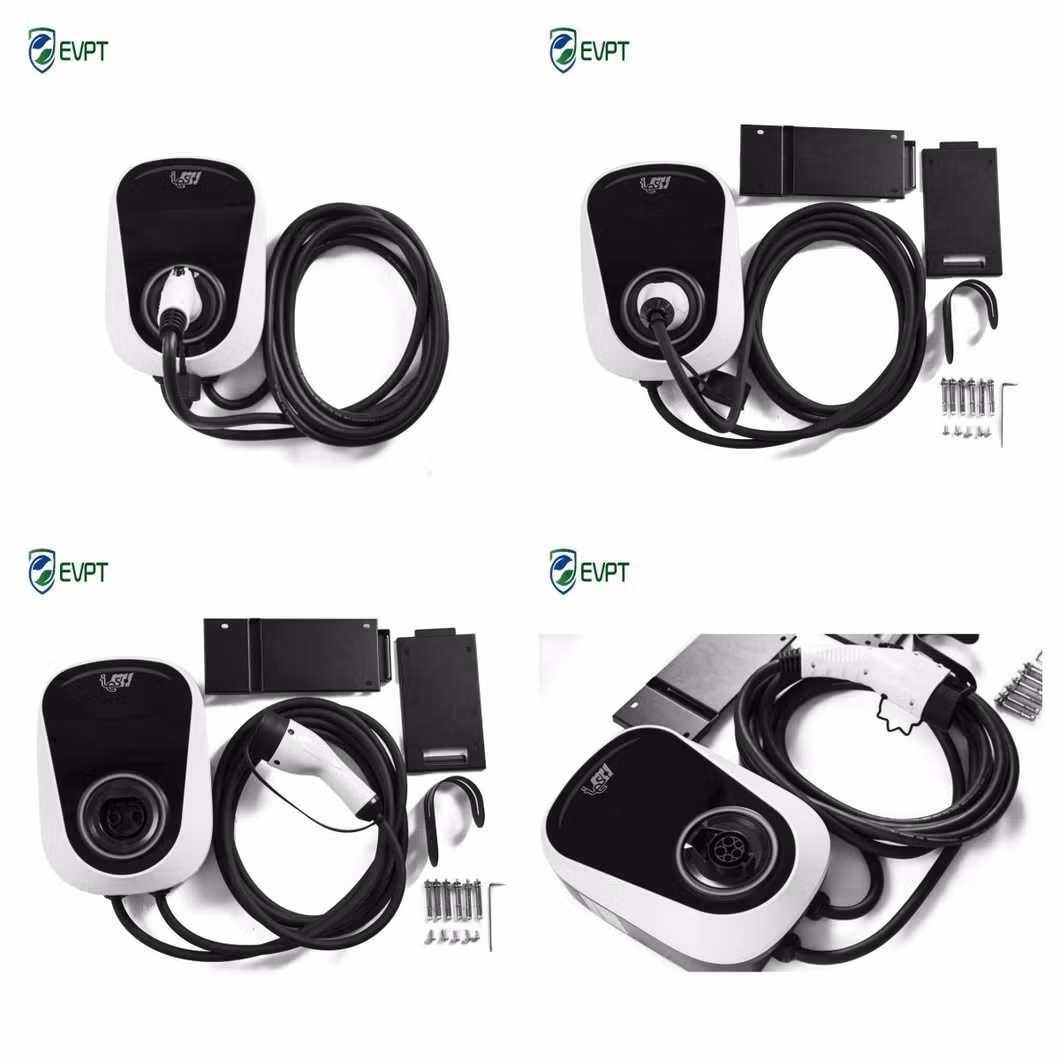 7kw 32A Wall-Mounted AC EV Charging Station Type 2 Smart System for Home