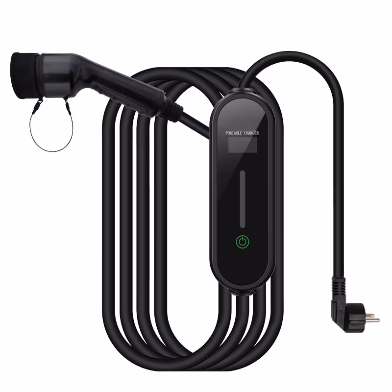 16A 32A Mode Level 2 AC EV Charger 3.5kw Evse Portable EV Charger Electric Vehicle Car Charger Type 2 IEC62196 Type 1 J1772