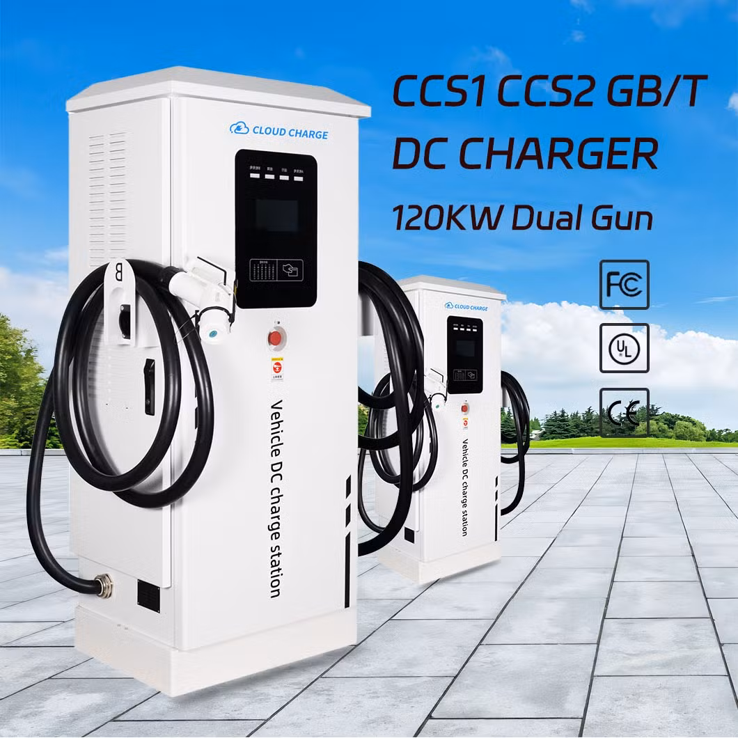Cloudcharge IP54 Waterproof Home Commercial Floor Mounted DC 60 80 120 160 180 240kw EV Electric Vehicle Car Charging Station Point Charger