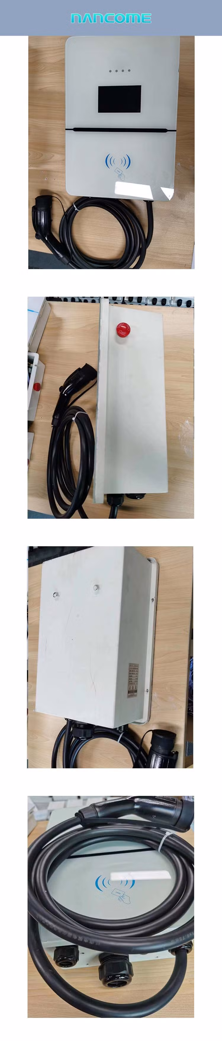 Nancome 7kw 11kw Wall AC EV Mount Charger Electric Car CCS for Tesla