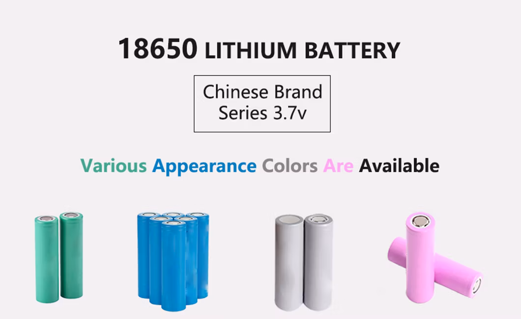 Customized Green 18650 Rechargeable Battery Pack with 3300mAh Capacity