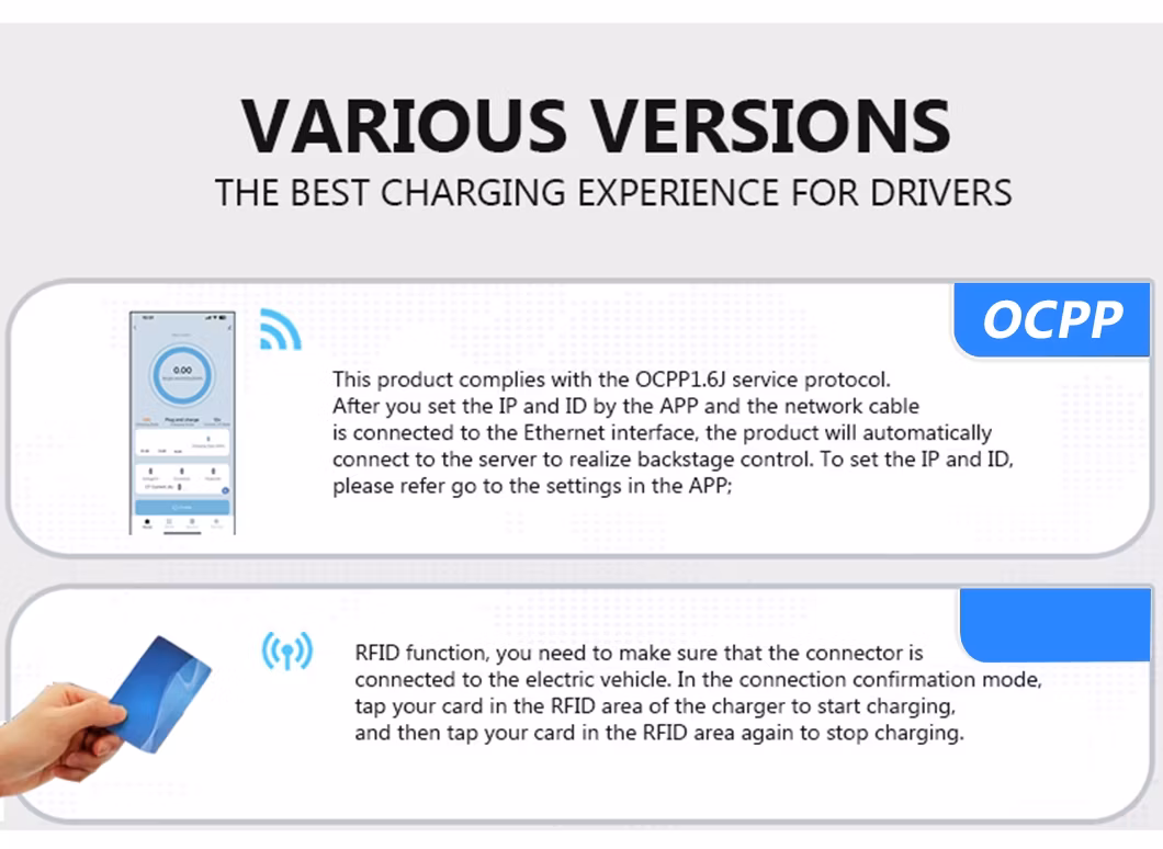 32 a Three Phase AC Electric Charger Car Station EV Charge EV Charging Station